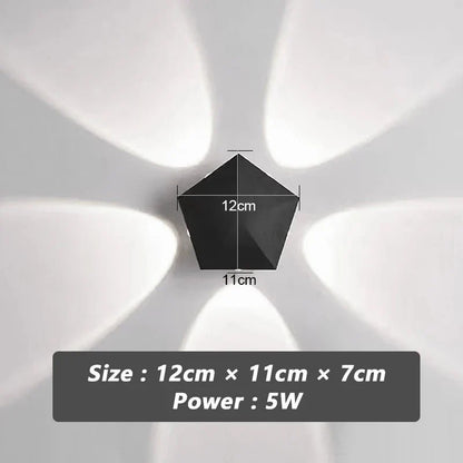 MARPOU – Modern LED Outdoor Wall Light Made of Stainless Steel for Garden & Porch