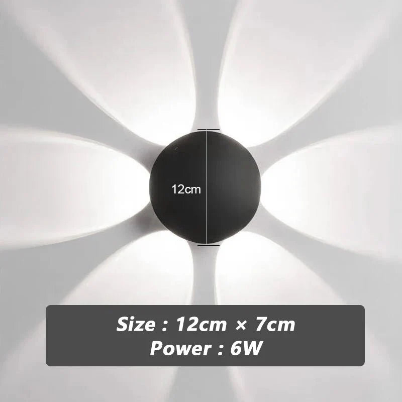 MARPOU – Modern LED Outdoor Wall Light Made of Stainless Steel for Garden & Porch