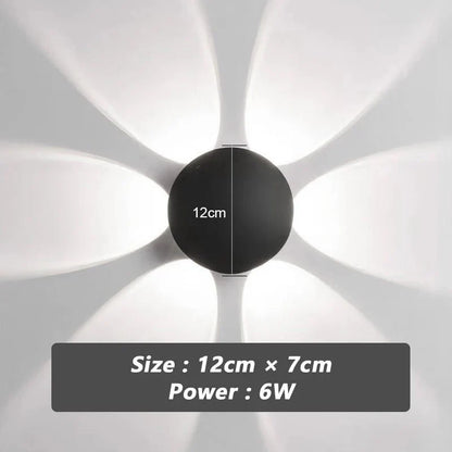 MARPOU – Modern LED Outdoor Wall Light Made of Stainless Steel for Garden & Porch