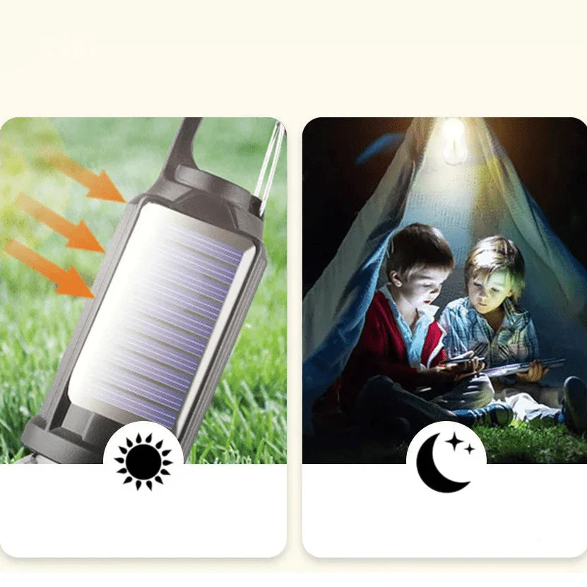 BRIGHTSOL – Solar Camping Light for Flexible Illumination