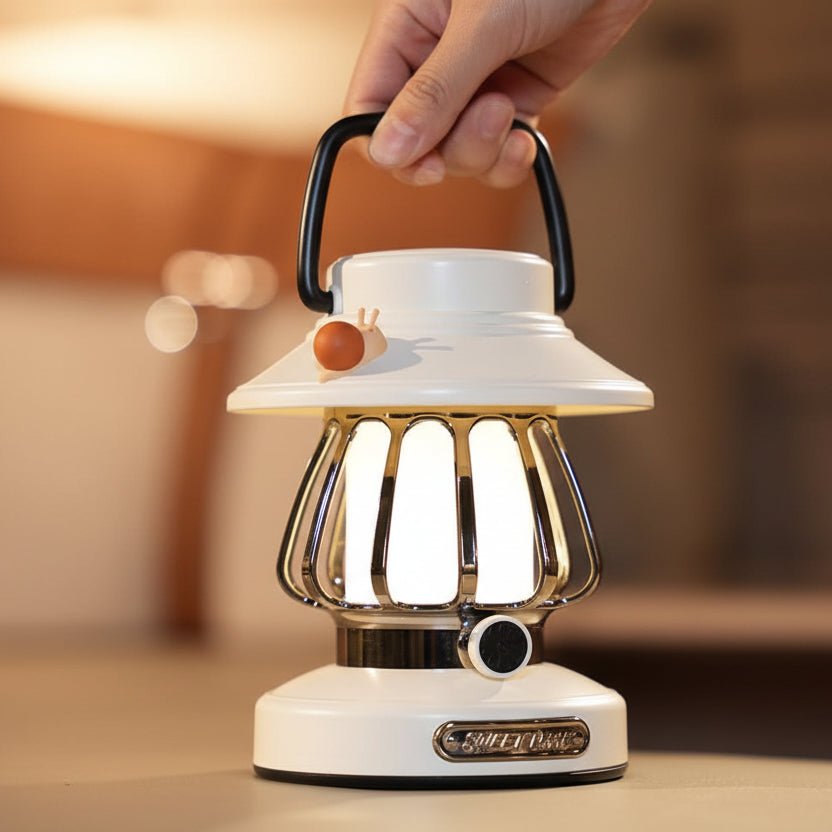 CAMPORA – Retro Portable Outdoor Night Light with Charging Function for Tent & Camping