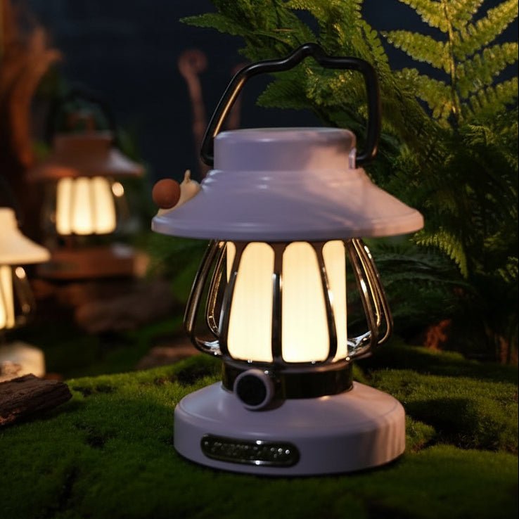 CAMPORA – Retro Portable Outdoor Night Light with Charging Function for Tent & Camping
