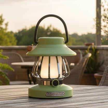 CAMPORA – Retro Portable Outdoor Night Light with Charging Function for Tent & Camping