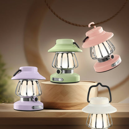 CAMPORA – Retro Portable Outdoor Night Light with Charging Function for Tent & Camping