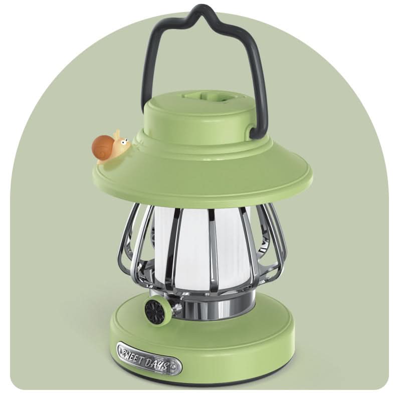 CAMPORA – Retro Portable Outdoor Night Light with Charging Function for Tent & Camping