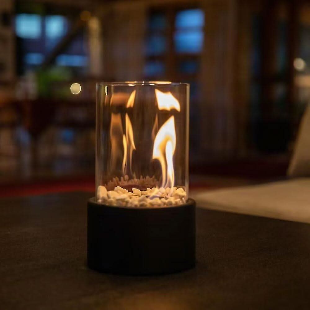 FLAMEAURA Glass Oil Lamp – Refillable & Stylish for Indoors & Outdoors
