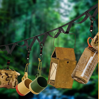 Outdoor Hanging Lanyard - Portable hanging rope for tents & camping equipment