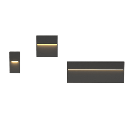 BESEGLOW – Square LED Outdoor Wall Light made of Stainless Steel & Solar