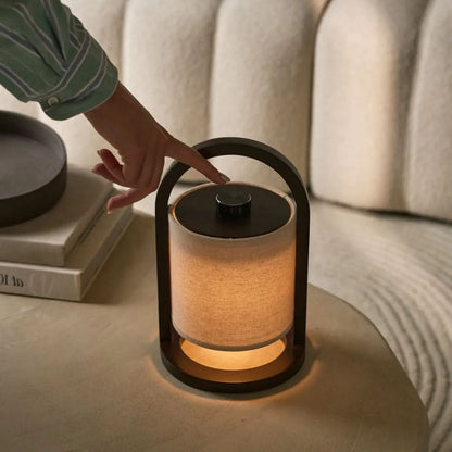 LUMIWOOD - LED Table Lamp – Wireless, 3 Light Modes & Battery up to 100 Hours