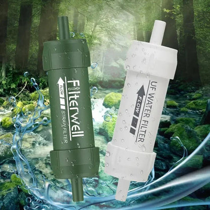 Westtune Mini Water Filter - Portable water filter straw for camping & emergencies