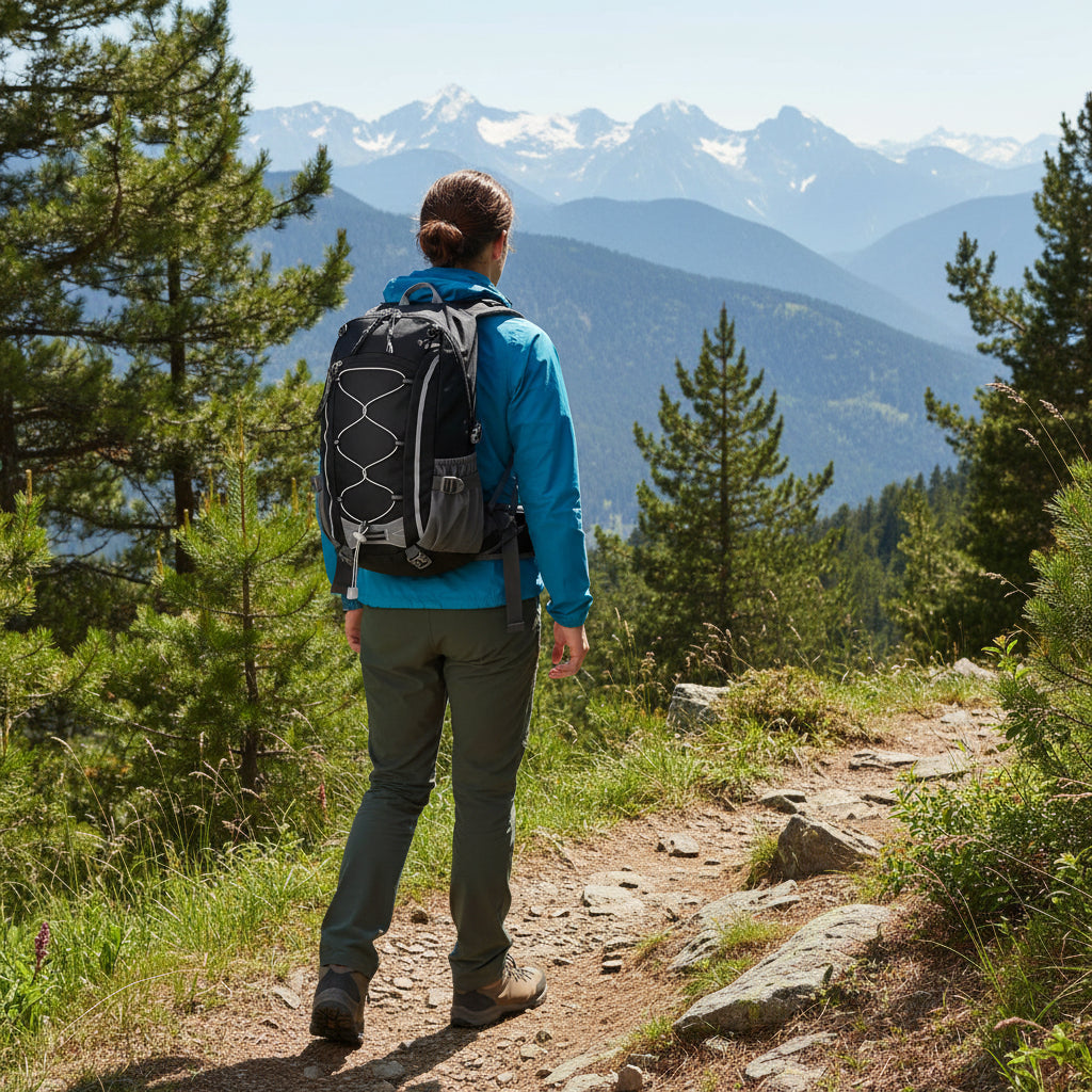 TRAILPACK - Lightweight Outdoor Backpack for Comfortable and Protected Adventures on the Go