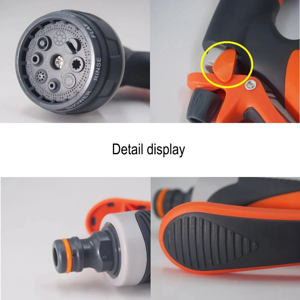 YARDRAIN – 8-Mode Spray Head for Versatile Outdoor Watering