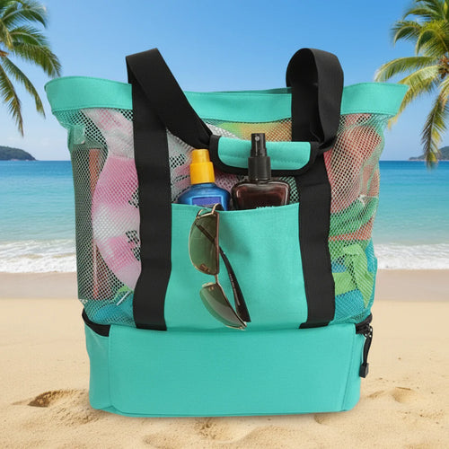 BEACHMATE – Waterproof Beach and Picnic Bag with Mesh Design