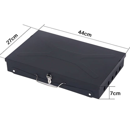 GrillMate Fold - Foldable steel garden barbecue for camping & garden