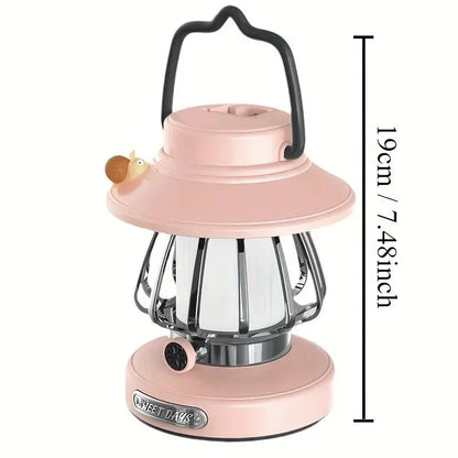 CAMPORA – Retro Portable Outdoor Night Light with Charging Function for Tent & Camping