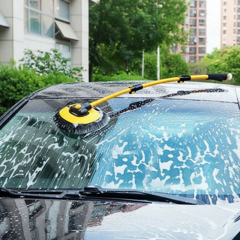 FLEXSWEEP PRO – Telescoping Car Wash Mop with Flexible Head