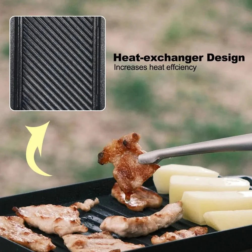 CAMPMASTER – Small Grill Plate Set for Portable Outdoor Cooking