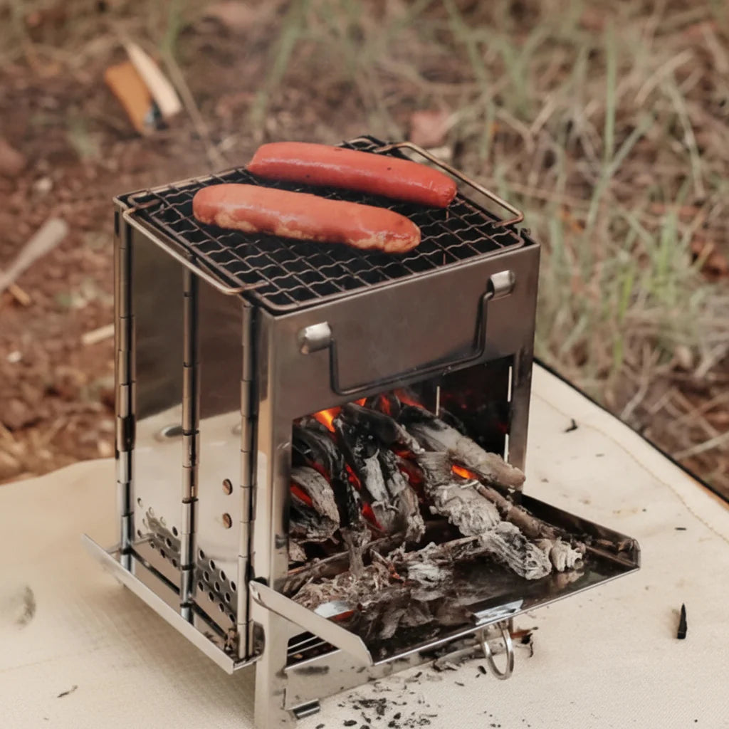 FLEXFIRE – Portable Stainless Steel Camping Stove for Outdoor Kitchen