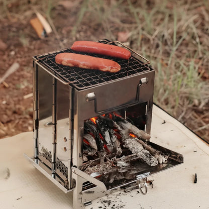FLEXFIRE – Portable Stainless Steel Camping Stove for Outdoor Kitchen
