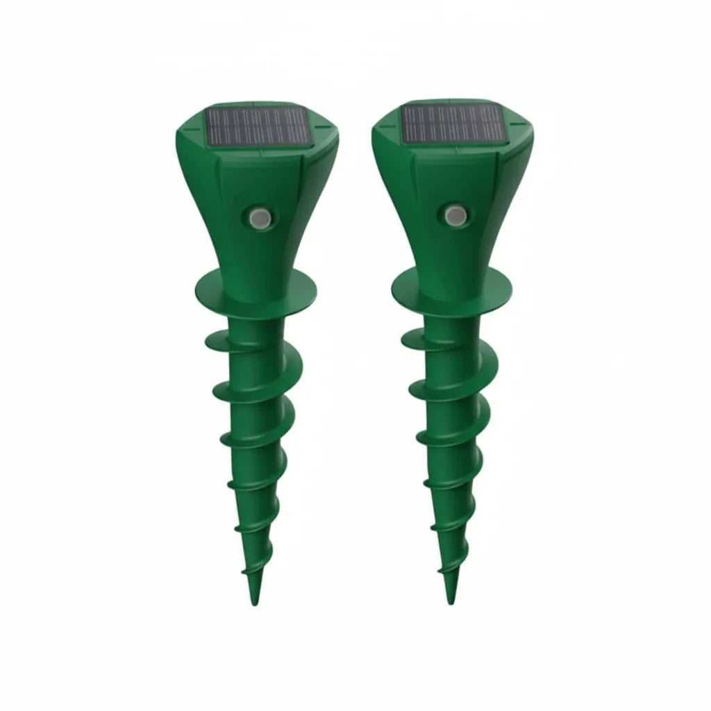 Solar Mole Repellent - Effective defence with vibration for garden & lawn