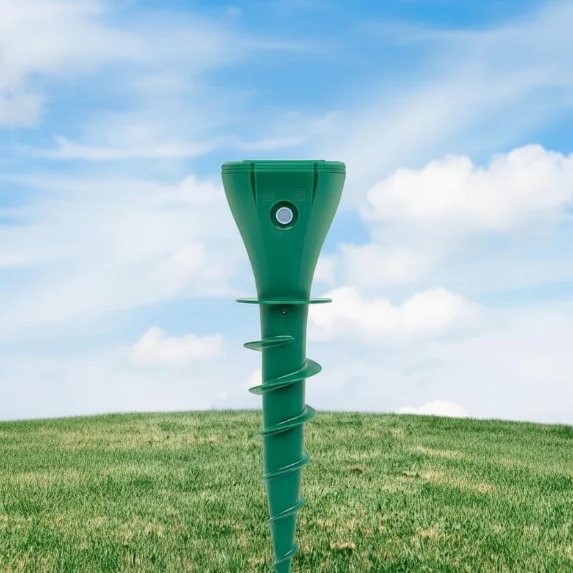 Solar Mole Repellent - Effective defence with vibration for garden & lawn
