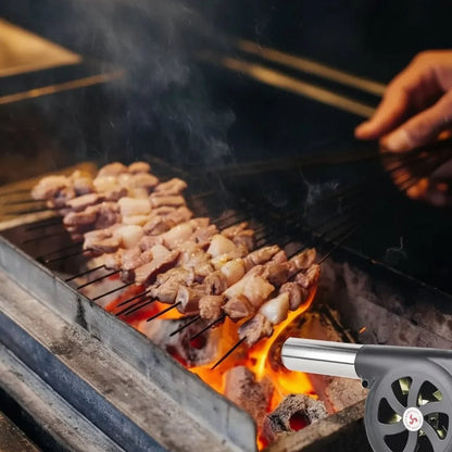 FIREBLOW – Portable BBQ Hand Blower for Charcoal Grill