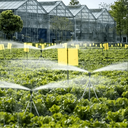 HydroFlow Pro - Automatic rotating garden sprinkler system