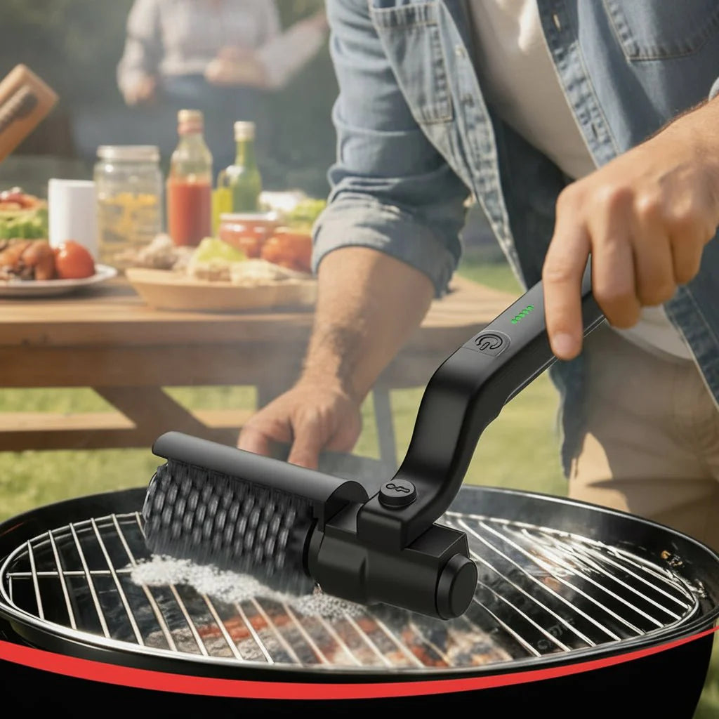 BBQTORQUE – Electric Grill Cleaning Tool with 3 Speeds