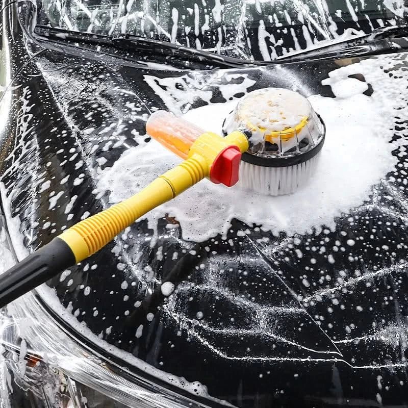 PowerClean 360° car wash set - Rotating, water-powered brush