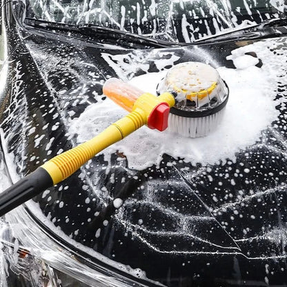 PowerClean 360° car wash set - Rotating, water-powered brush