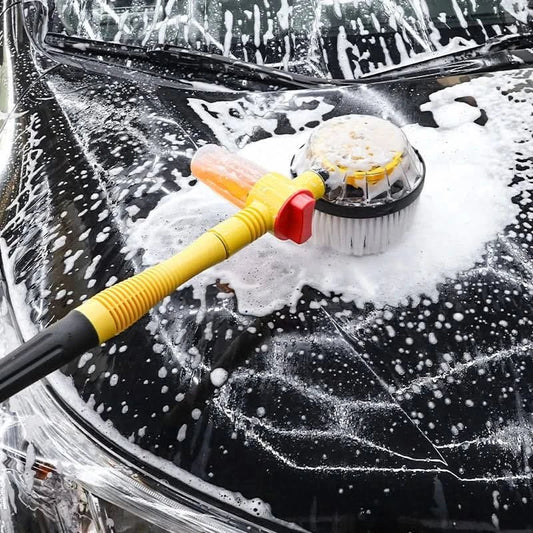 PowerClean 360° car wash set - Rotating, water-powered brush