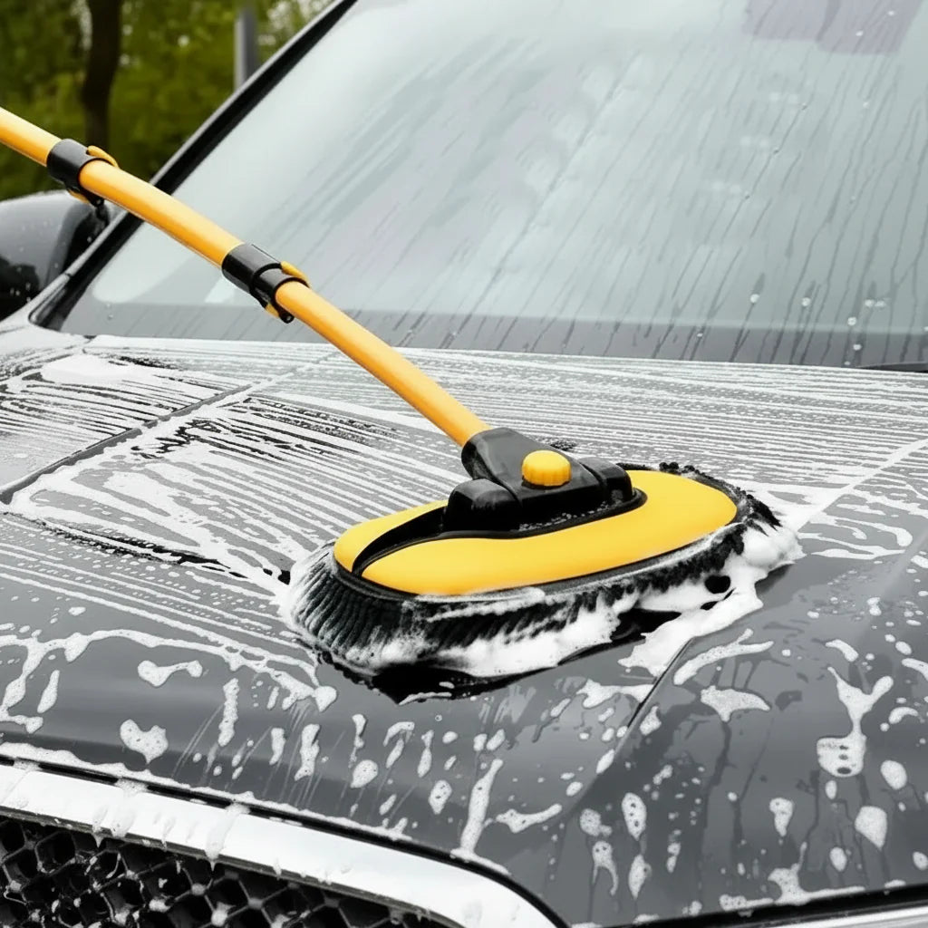 FLEXSWEEP PRO – Telescoping Car Wash Mop with Flexible Head