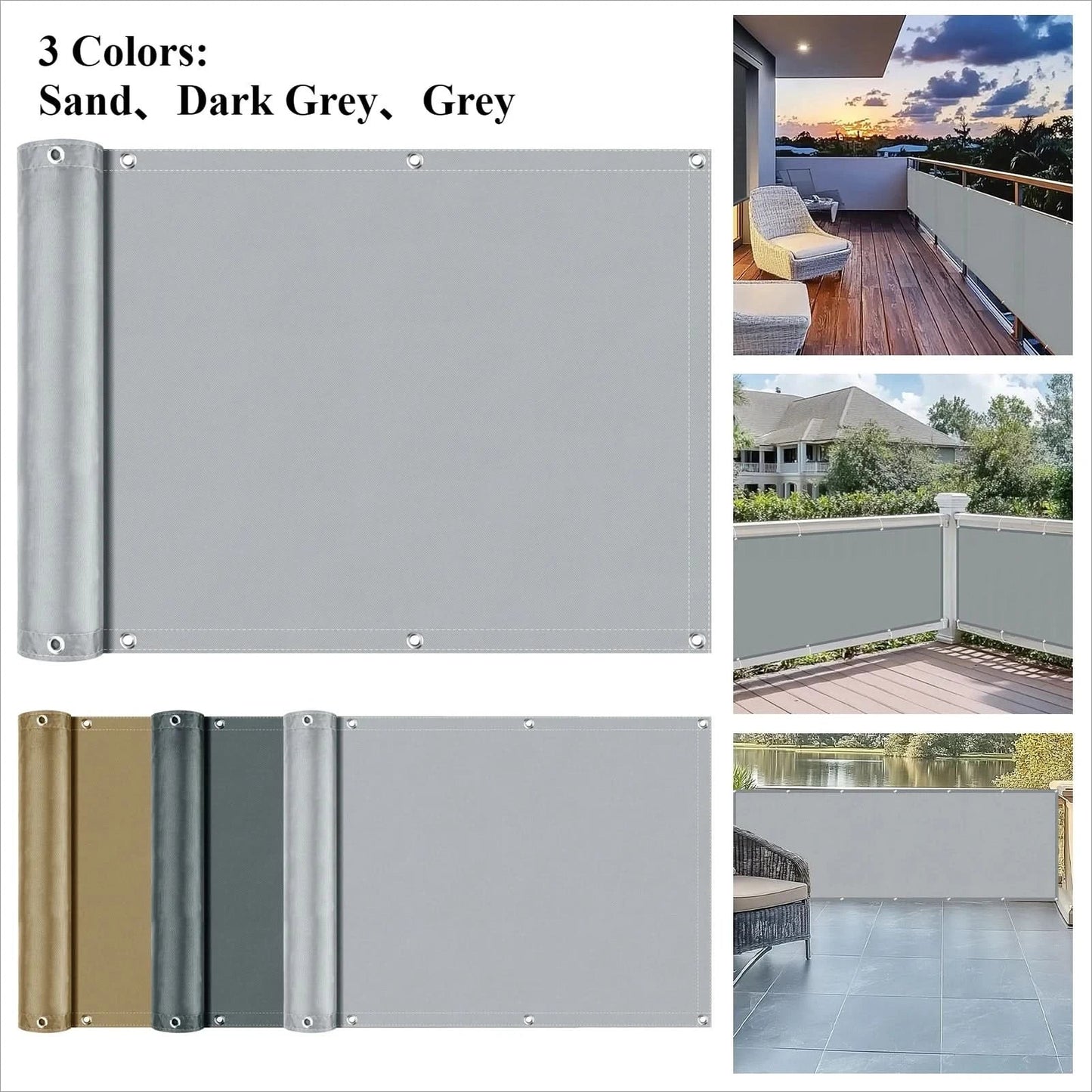 GARDENGUARD – UV- and Waterproof Privacy Fence