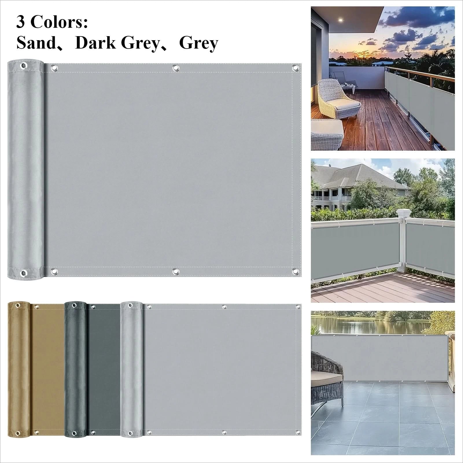GARDENGUARD – UV- and Waterproof Privacy Fence