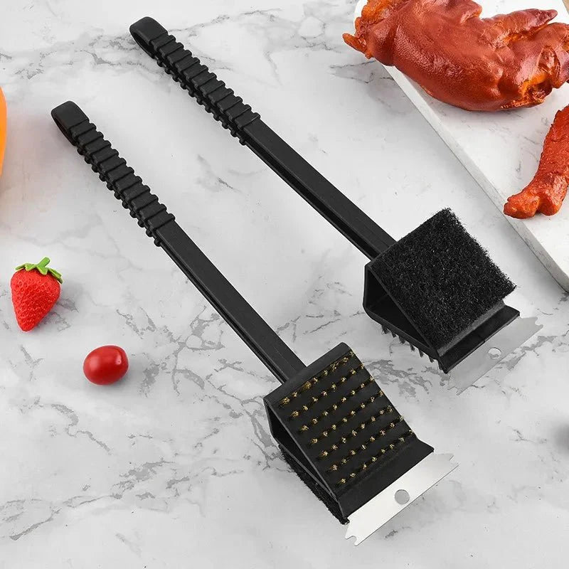 GRIMEX – Grill cleaner with scraper and sponge attachment for cleaning and refreshing grill surfaces