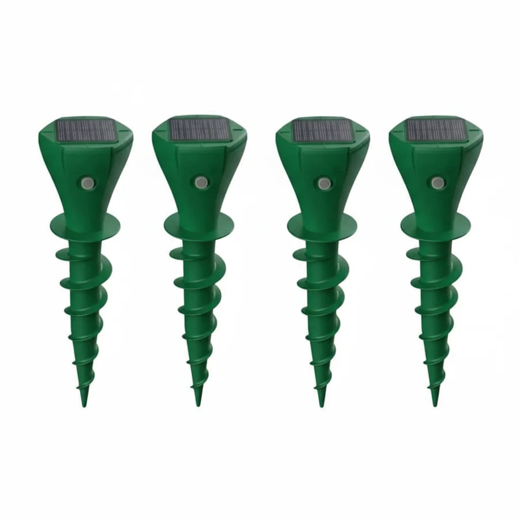 Solar Mole Repellent - Effective defence with vibration for garden & lawn