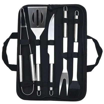 GrillMaster Pro – Stainless Steel Barbecue Tool Set for Outdoors