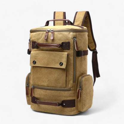 VINTAGECANVAS Backpack – Stylish & Functional with Laptop Compartment for Everyday Use & Adventure