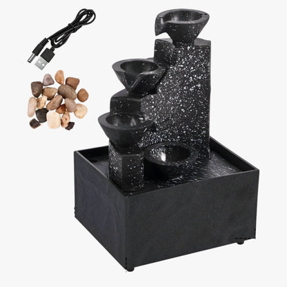 CALMSTREAM – Soothing Table Waterfall Fountain for Relaxation