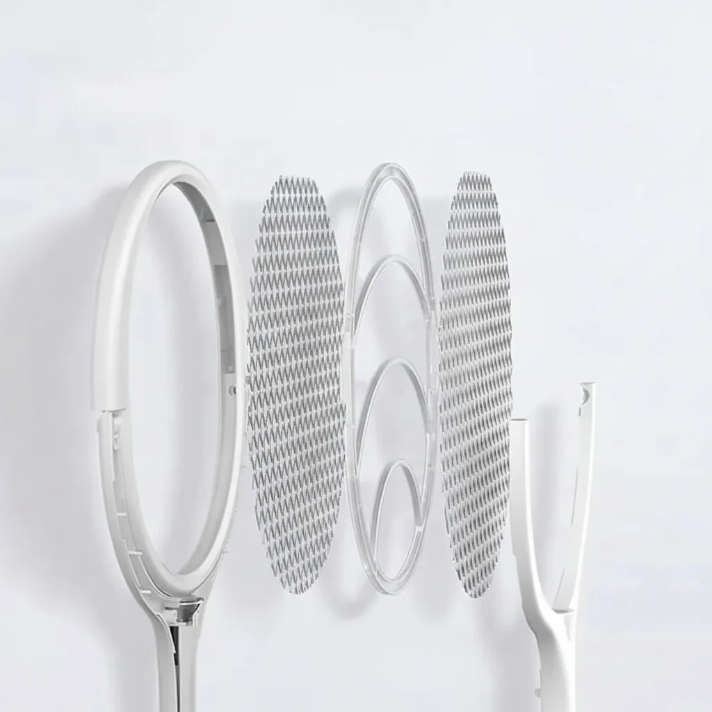 ZapGuard – 5-in-1 Electric Mosquito Swatter with LED