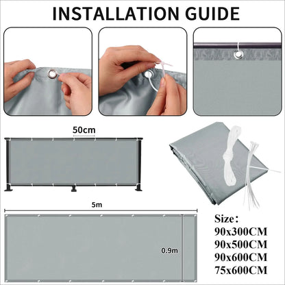 GARDENGUARD – UV- and Waterproof Privacy Fence