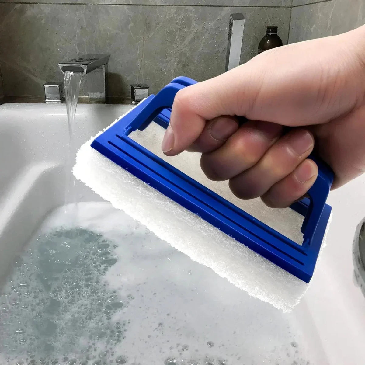 POOLFORCE – 2-in-1 Pool Brush for Powerful Cleaning