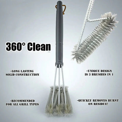 GRATECLEAN – Grill Grate Cleaning Brush with Stainless Steel Bristles