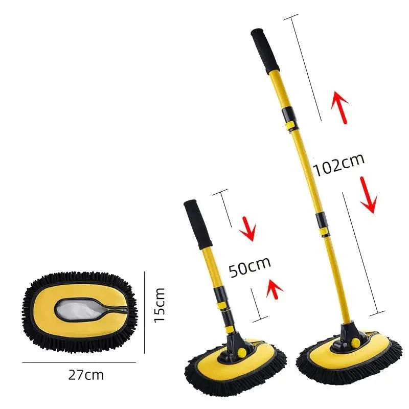 FLEXSWEEP PRO – Telescoping Car Wash Mop with Flexible Head