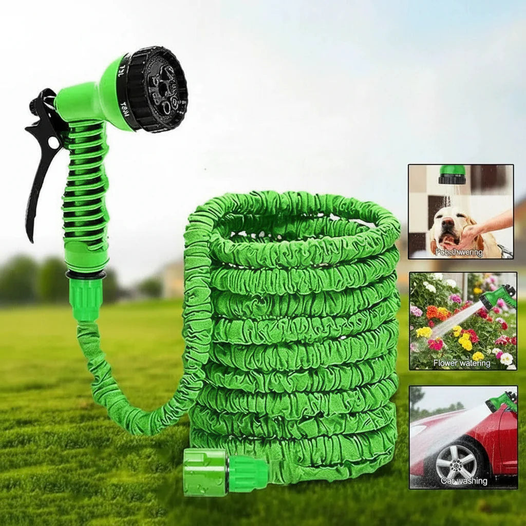 AquaFlex Expandable hose - High pressure garden & car wash hose