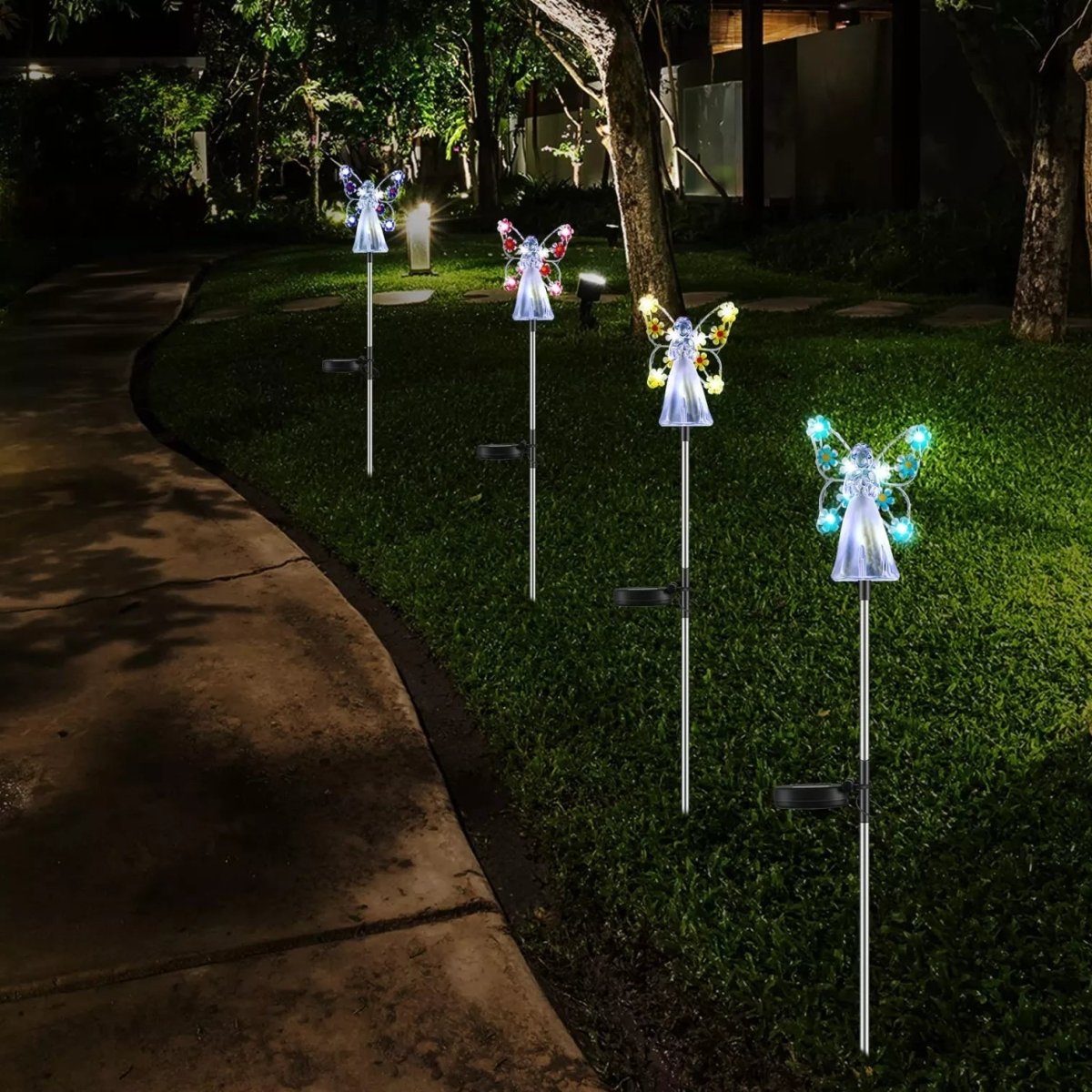 SOLWING – LED garden light with automatic solar charging