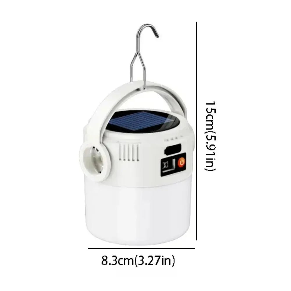 RADIANTIX – Ultra-bright camping lamp with handy solar rechargeable design