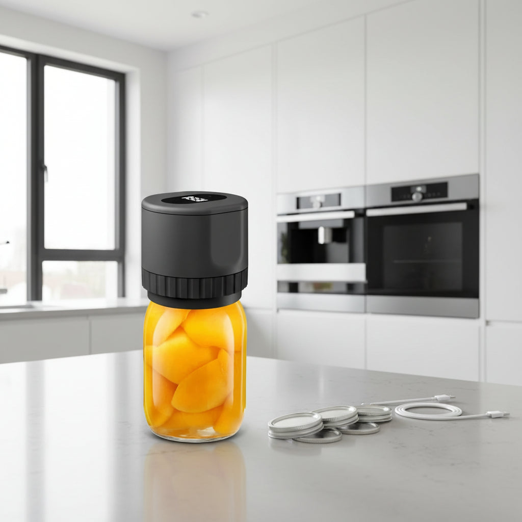 VACUUMSEALER - Portable Electric Vacuum Sealer for Fresh and Airtight Storage