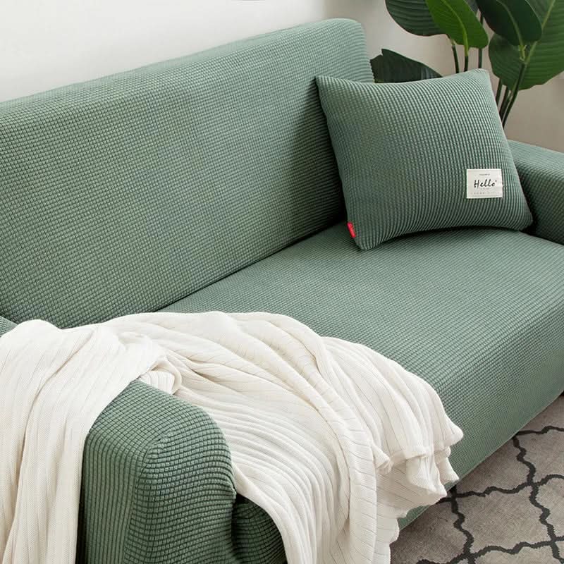 CUSHIONWRAP – Stretch Sofa Cover with Water-Repellent Protection