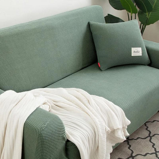 CUSHIONWRAP – Stretch Sofa Cover with Water-Repellent Protection